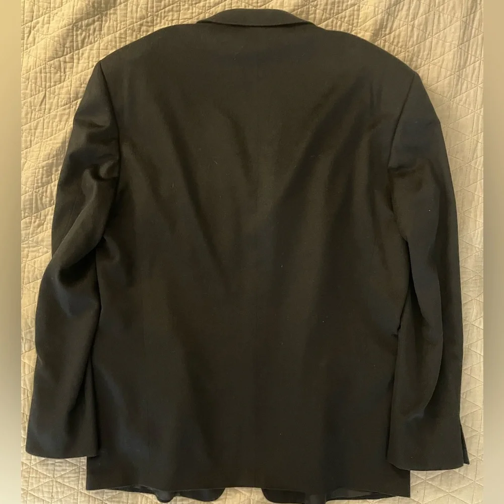 SILVERSTONE‎ Made in Canada Columbo Pure Cashmere 3-Button Jacket in Black 48 L